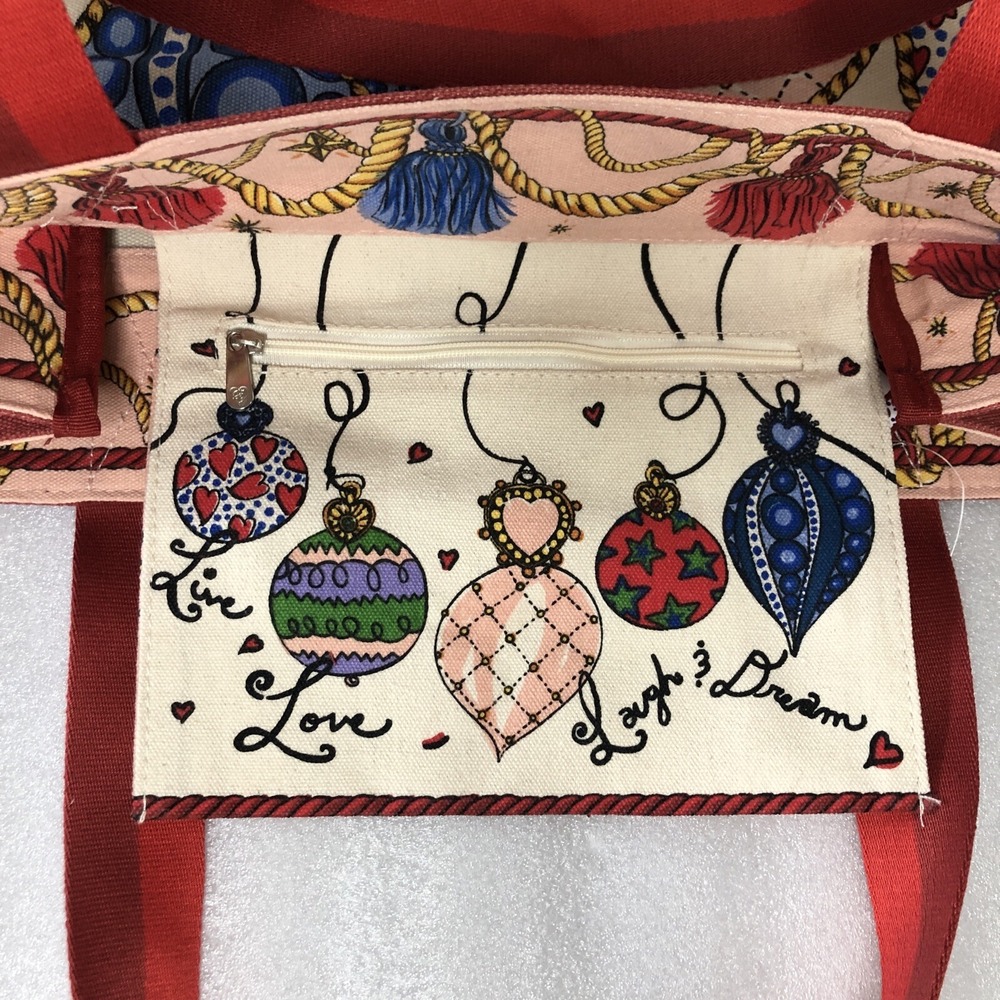 BRIGHTON Celebrate Holiday Tote New With Tags Retails for $150 - Picture 9 of 16